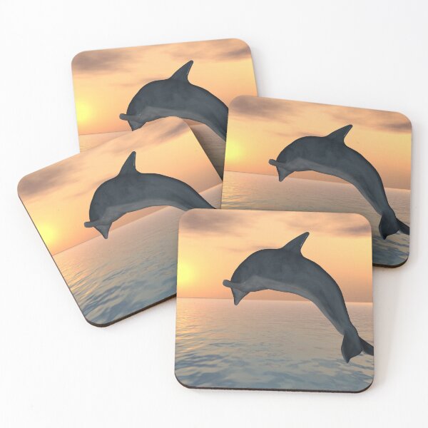Item preview, dolphin poster,dolphin wall art,dolphin art, ocean, sea, blue, fish, dolphin metal wall art, nature, water, wave, waves designed and sold by eyesight4vision.