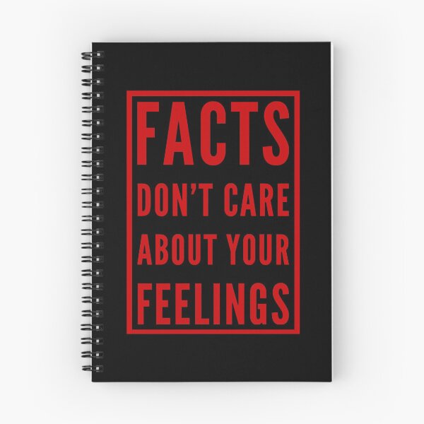 Item preview, Funny Quote Facts Don't Care About Your Feelings Men Women (Red) designed and sold by TuckBenFactsTee.