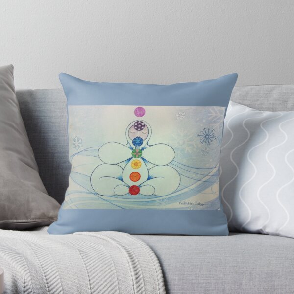 Meditation Baby Throw Pillow