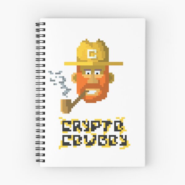 Item preview, Crypto Cowboy Sticker designed and sold by webeller.
