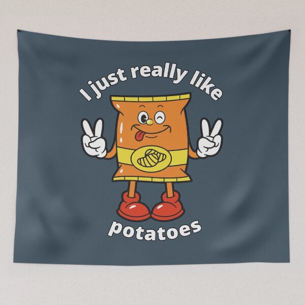 Item preview, I Just really like Potatoes- Funny gift Ideas for Potato Lovers designed and sold by EvaWolf.