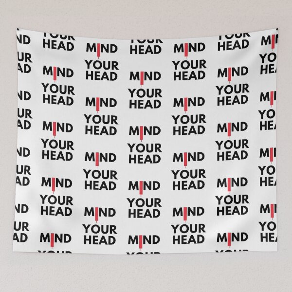 Item preview, Mind Your Head (artwork 4 Black) designed and sold by TraderShirts.