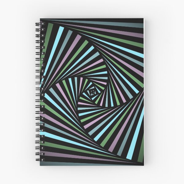Artikelvorschau, Schwarze Linien Spirale 6 Opt Art Optische Ilusion Heilige Geometrie Psy Art entworfen und verkauft von OtherSpaceX.