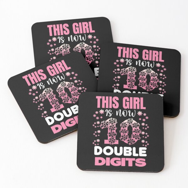 Item preview, This Girl Is Now 10 Double Digits - Birthday designed and sold by sasijaya.