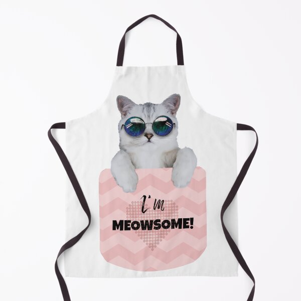 Item preview, Im Meowsome! [Hipster Cat] designed and sold by Wildlife Apparels Inc..