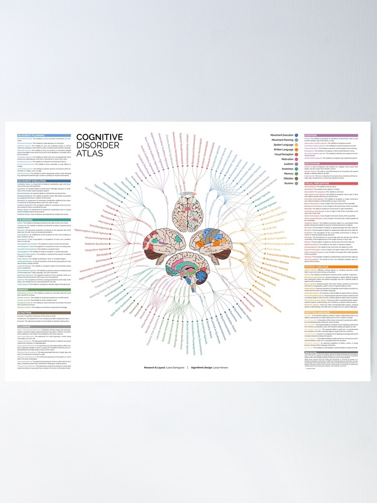 Alternate view of Cognitive Disorder Atlas - Explained Poster