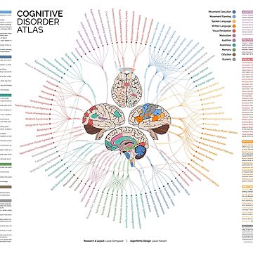 Artwork thumbnail, Cognitive Disorder Atlas - Explained by Lasse Damgaard