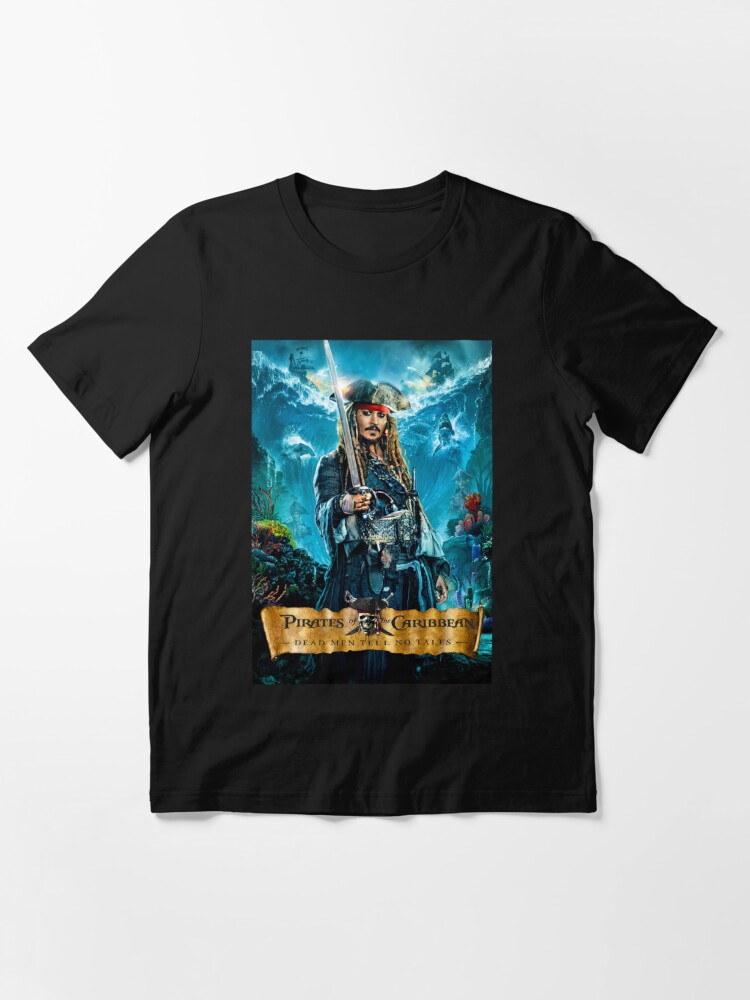 Men's Pirates Of The Caribbean: Curse Of The Black Pearl Dead Men Tell No  Tales T-shirt : Target