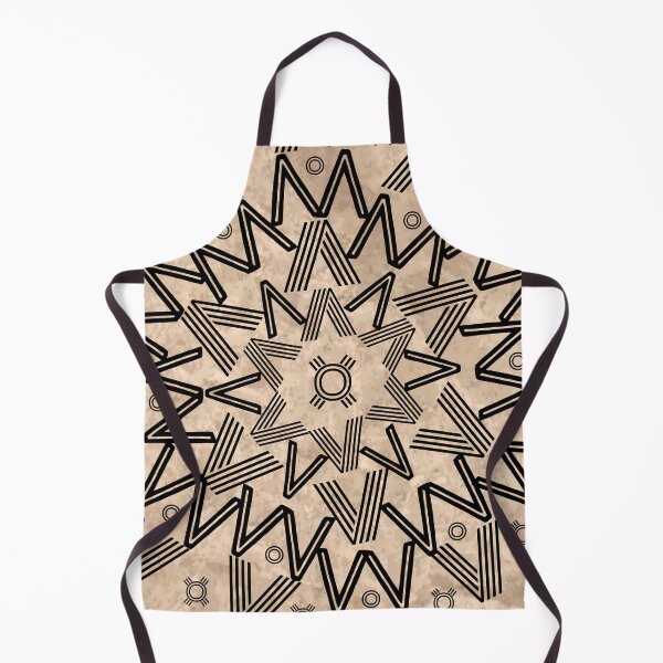 Item preview, Brown Parchment Paper Spikes Mandala  designed and sold by Designs By YL.