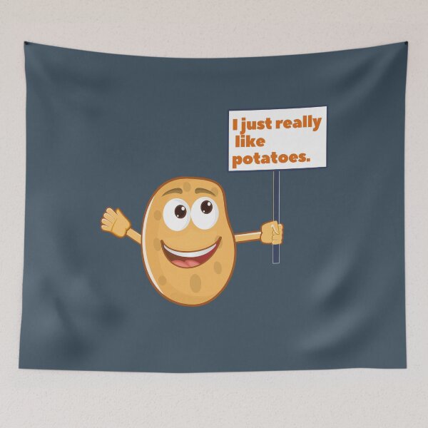 Item preview, I Just really like Potatoes- Funny gift Ideas for Potato Lovers- Version 2 designed and sold by EvaWolf.