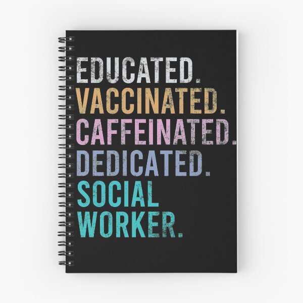 Item preview, Educated vaccinated caffeinated social worker designed and sold by Omochiroi.