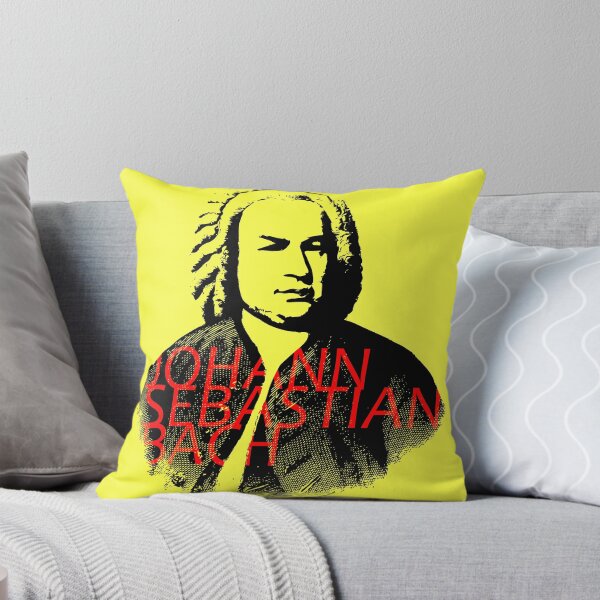 Item preview, Johann Sebastian Bach vibrant portrait and text designed and sold by cesarpadilla.