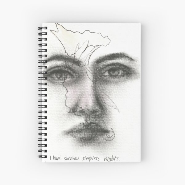 Sleep deprived Spiral Notebook