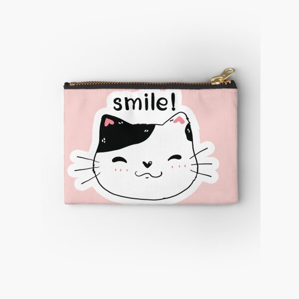 Item preview, cat cute smile kitten happy designed and sold by toastygoat.
