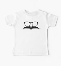 Book Nerd 3 (Black) Baby Tee