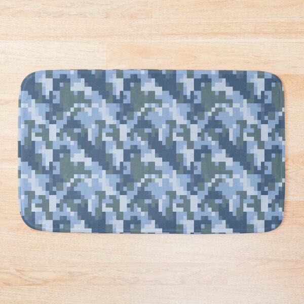 Item preview, UN Peace Keeping Camouflage Blue Gray Style  designed and sold by RadhaWords.