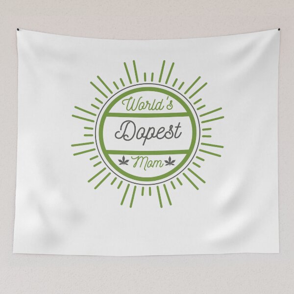 Item preview, World's Dopest Mom Weed Leaf 420 Funny Mother's Day designed and sold by NewDayDesigns.