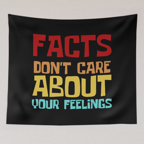 Item preview, Vintage Facts Don't Care About Your Feelings For Men Women designed and sold by TuckBenFactsTee.