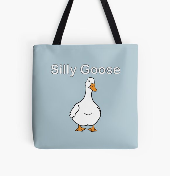 Silly Goose All Over Print Tote Bag