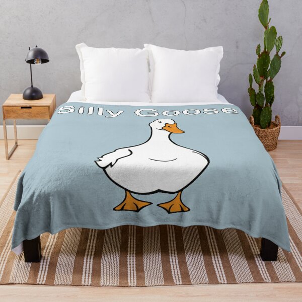 Silly Goose Throw Blanket