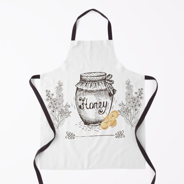 Item preview, Rustic honey pot with a bee designed and sold by Dolyaz.