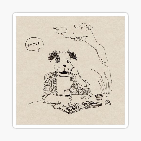 Woof Cuba Libro Sticker