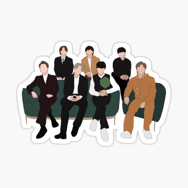 BTS 2021 Grammy's Sticker for Sale by raewerk