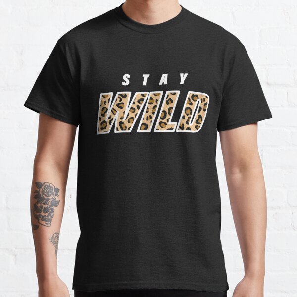 Stay Wild Ben Azelart Leopard Merch T Shirt By Mazax Redbubble