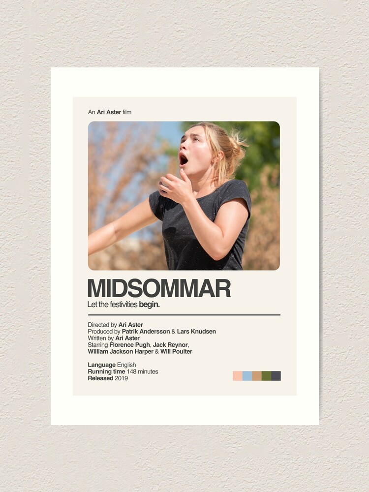 "MIDSOMMAR A24 Minimalist Poster Design" Art Print For Sale By ...