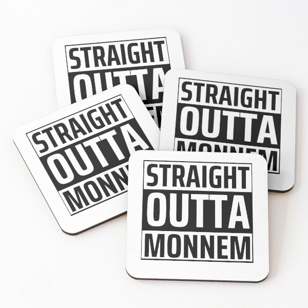 Item preview, Straight Outta Monnem Funny Mannheim Statement designed and sold by DerEmmat.
