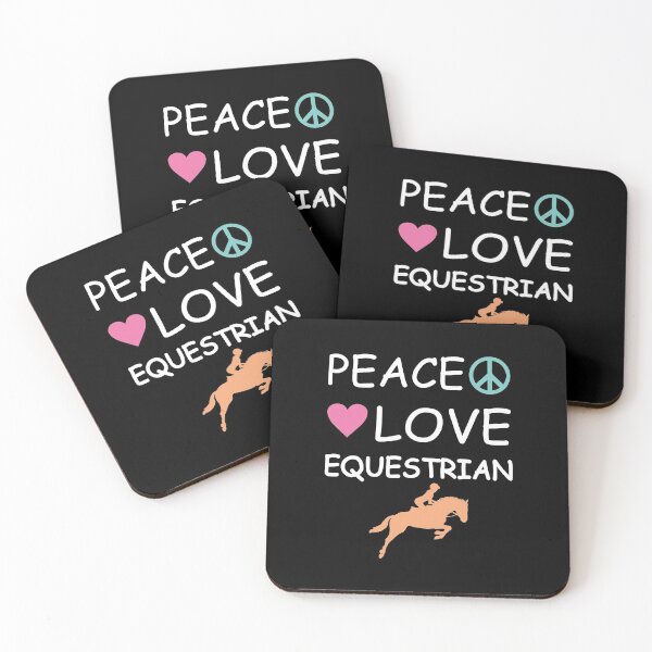 Item preview, Peace Love Equestrian, divertido regalo ecuestre designed and sold by Theobsessed01.