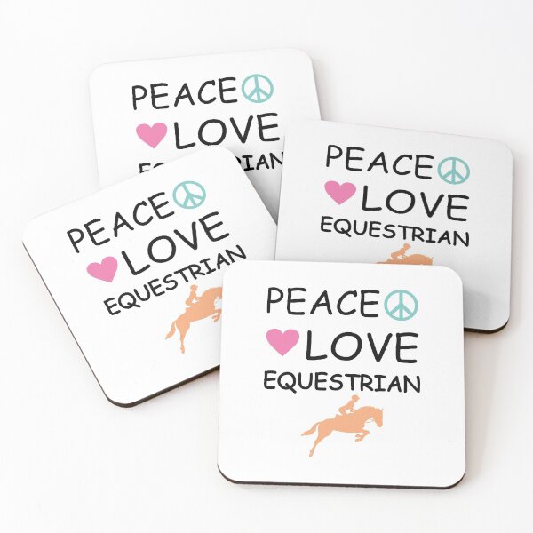 Item preview, Peace Love Equestrian, divertido regalo ecuestre designed and sold by Theobsessed01.