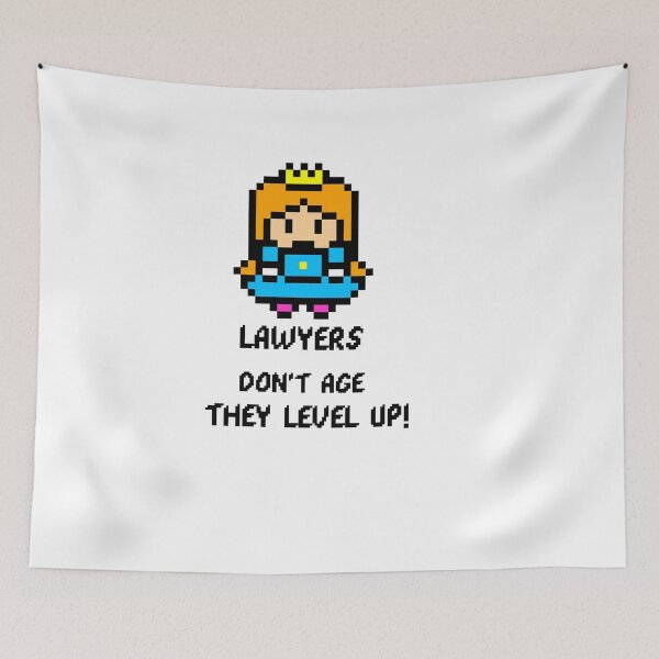 Item preview, Lawyers dont age, they level up! designed and sold by Evartdesign.