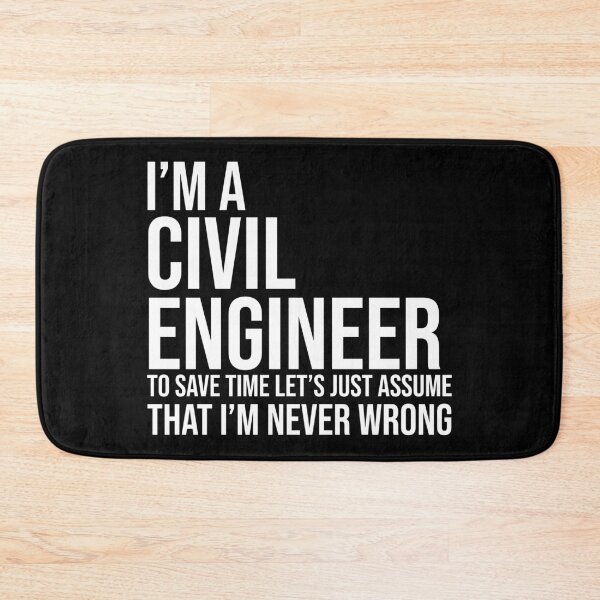 Item preview, I'm a Civill Engineer Funny Engineering Quote designed and sold by Adel Qasem.