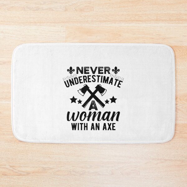 Item preview, Woman With An Axe Funny Axe Throwing designed and sold by Scratches Tees.