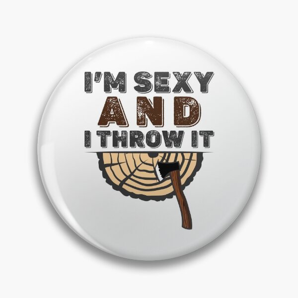 Item preview, I Throw It Funny Axe Tossing Lover Women designed and sold by Scratches Tees.