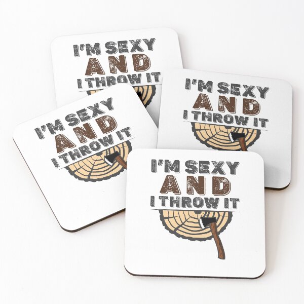 Item preview, I Throw It Funny Axe Tossing Lover Women designed and sold by Scratches Tees.