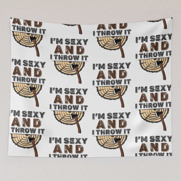 Item preview, I Throw It Funny Axe Tossing Lover Women designed and sold by Scratches Tees.