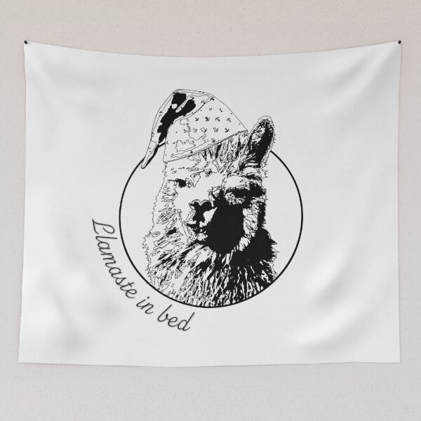 Item preview, Llamaste in bed designed and sold by TeeTotallers.