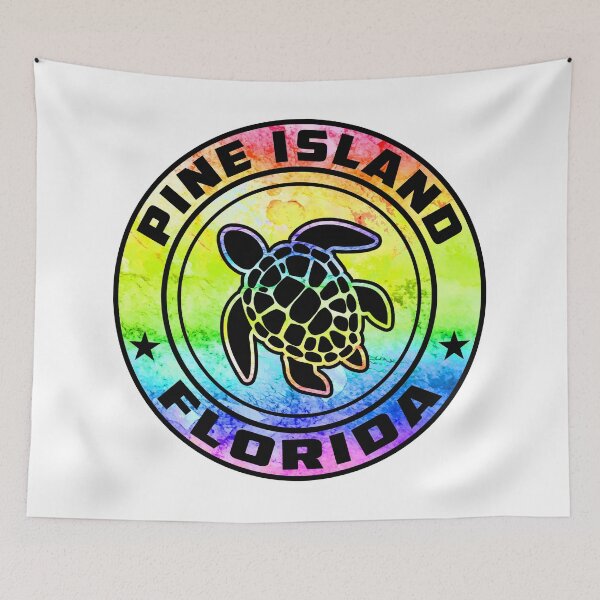 Item preview, Pine Island Florida Sea Turtle FL Beach designed and sold by DESTINATIONS DECAL.