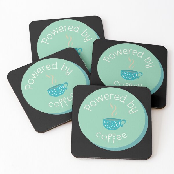 Item preview, Powered by coffee designed and sold by GoodVibesOcean.