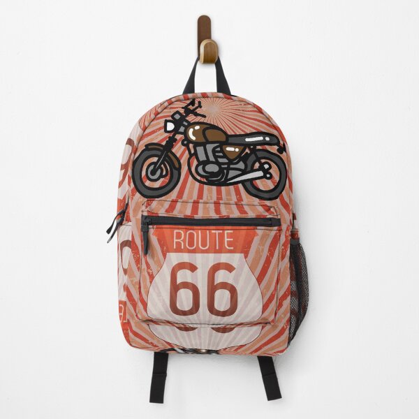 Item preview, Vintage Motorcycle travels Route 66 designed and sold by CassieNash.