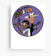 Troy and Abed in Black and Tan Canvas Print