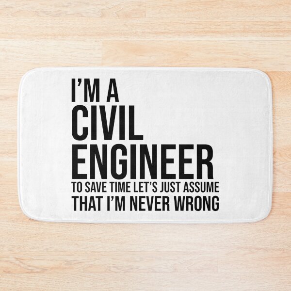 Item preview, I'm a Civill Engineer Funny Engineering Quote designed and sold by Adel Qasem.