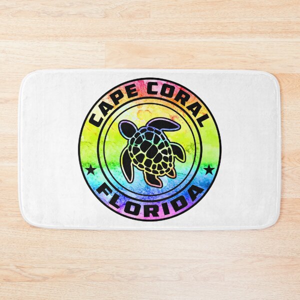 Item preview, Cape Coral Florida Sea Turtle FL Beach designed and sold by DESTINATIONS DECAL.