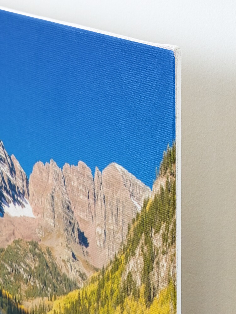 Alternate view of Maroon Bells Ripples - A Day with the ducks Mounted Print