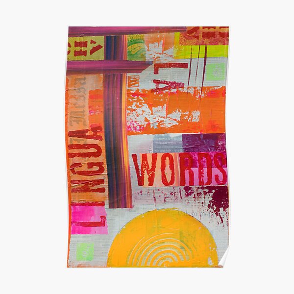 Words Poster