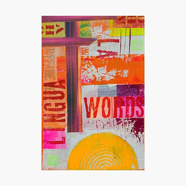 Words Photographic Print