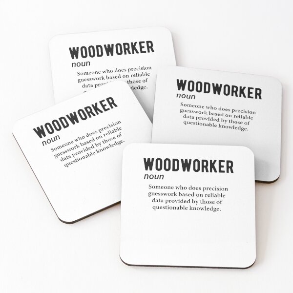 Item preview, Woodworker Noun Funny Job Definition designed and sold by Scratches Tees.