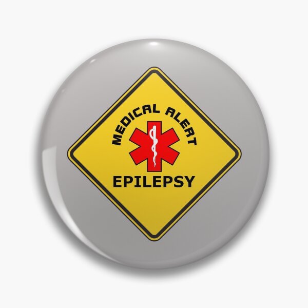 Item preview, Epilepsy Medical Alert - Red designed and sold by birdo-art.